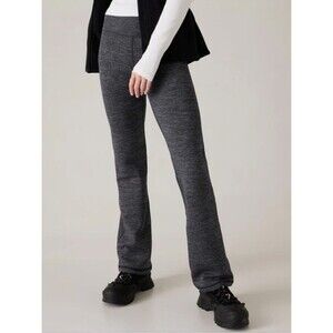 Athleta Grey Heather Altitude Pant in Polartec® Power Stretch® Size Small Petite